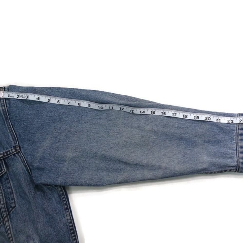 Levi Vintage Trucker Jean Jacket GUC  Size XL    W42 - Picture 5 of 9